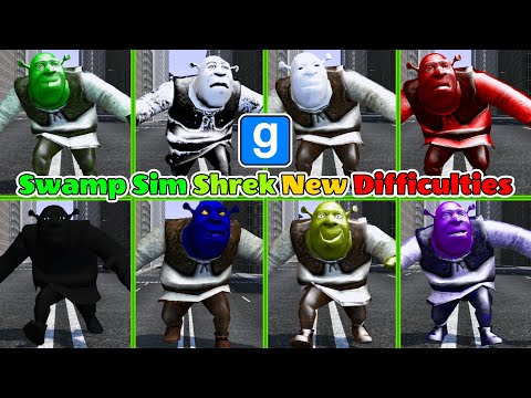 Gmod: Swamp Sim Shrek with New Difficulties // Memory, Unknown, Citadel, Insane █ Garry's Mod █
