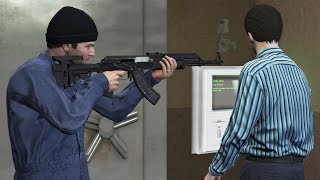 GTA 5 - Robbing Banks and Stores with Michael! (Missions)