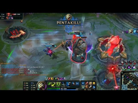 EARLY GAME MASTER YI WITH ALMOST NO GOLD - Tien Master PENTAKILL