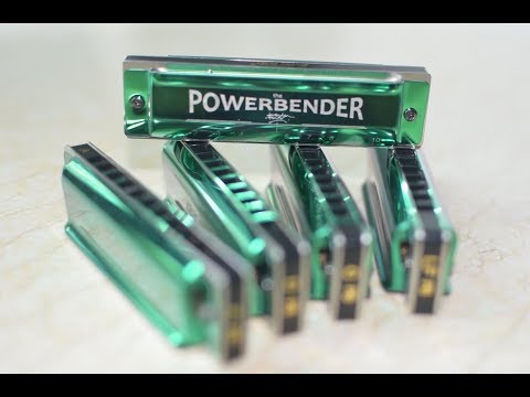 PowerBender & PowerDraw Harmonicas - 2018 MODELS in 5 Popular Keys
