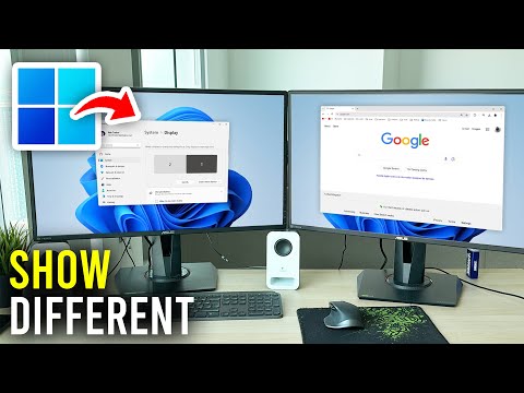 How To Make Two Monitors Show Different Things In Windows - Full Guide