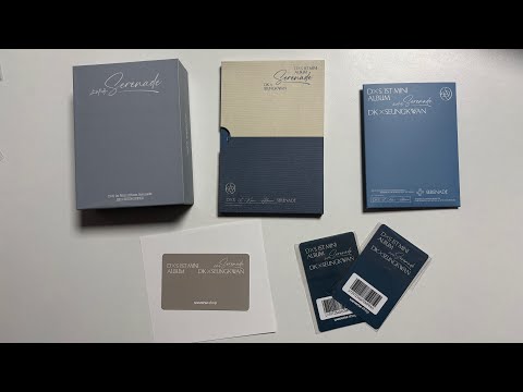 STREAM BLUE! Seventeen DxS 도겸&승관 Serenade Compact, Weverse & Kit Version Unboxing (Weverse POB)