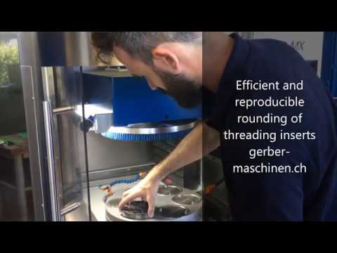 Efficient and reproducible rounding of threading inserts on the BP-MX