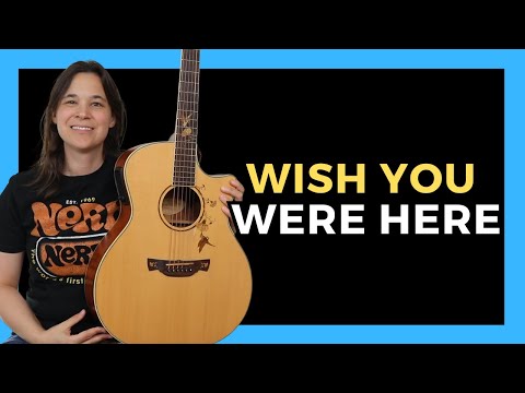 Wish You Were Here Guitar Lesson - Cool Intro + Strumming!
