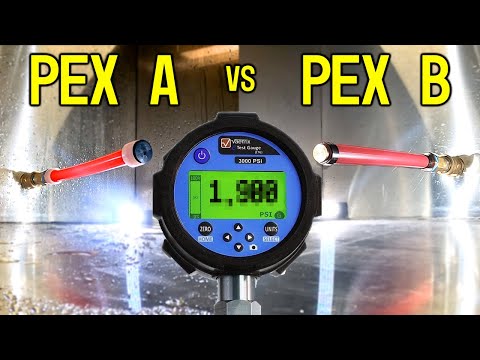 Which is Better PEX A or PEX B | Pressure Test