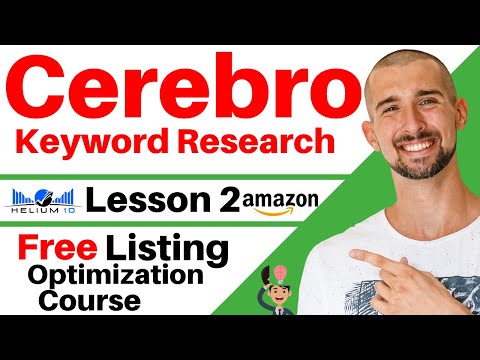 Helium 10 Cerebro - How To Use This Reverse ASIN Tool For Easy Keyword Research On Amazon Video