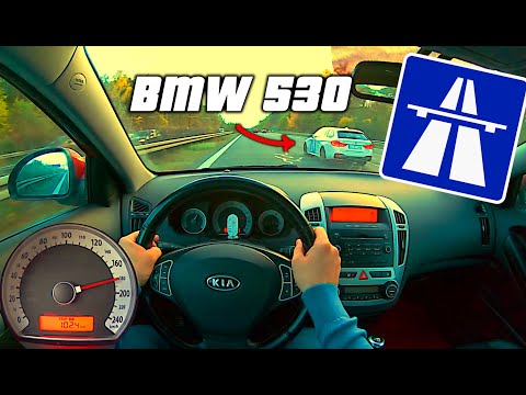 KIA Ceed 2.0l POV 😍 - TOP SPEED & ACCELERATION ON GERMAN AUTOBAHN | POV | GERMAN Highway | Kia drive