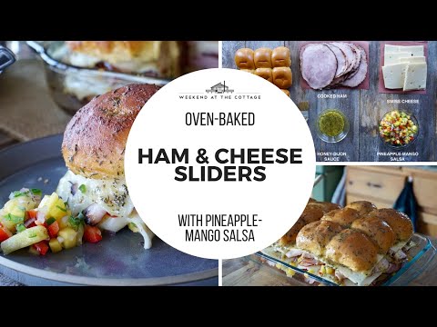 OVEN-BAKED HAM AND CHEESE SLIDERS
