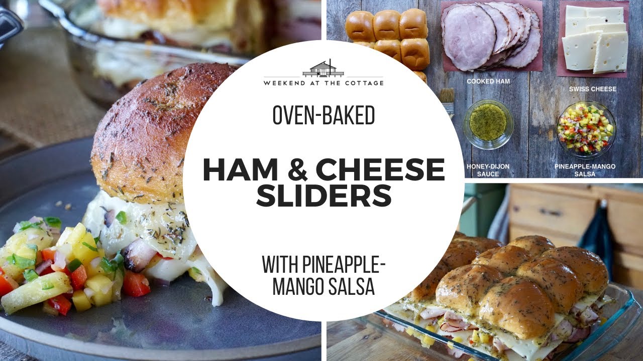 OVEN-BAKED HAM AND CHEESE SLIDERS