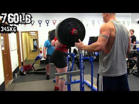 Quintin Meyer - 3 Weeks Out From Open IPF Worlds Squat Video Top Set 835lbs