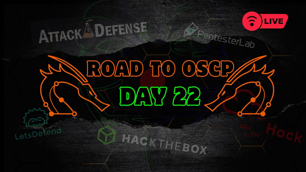 Road to OSCP: Day 22 || Daily Live Hacking and Cybersecurity Training 🚀