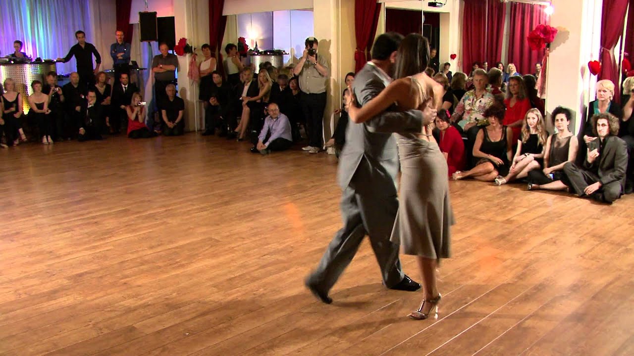 Tango dancing FABIAN PERALTA and LORENA ERMOCIDA