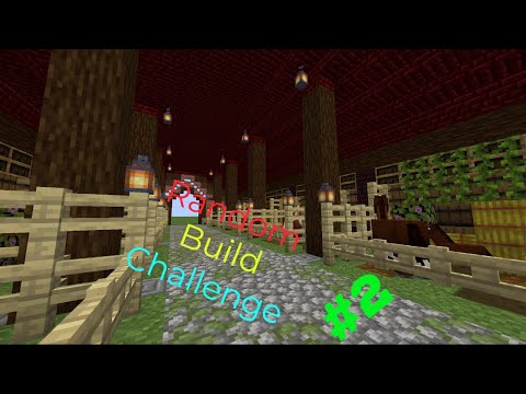 EPIC BARN BUILD - Minecraft Random Challenge