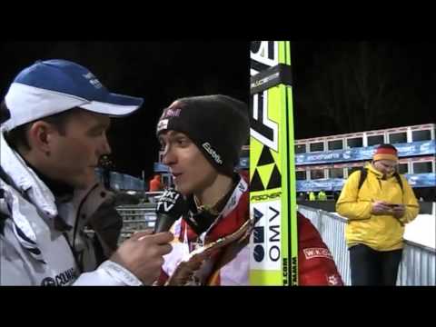 Gregor Schlierenzauer im Interview Bischofshofen 06.01.2013