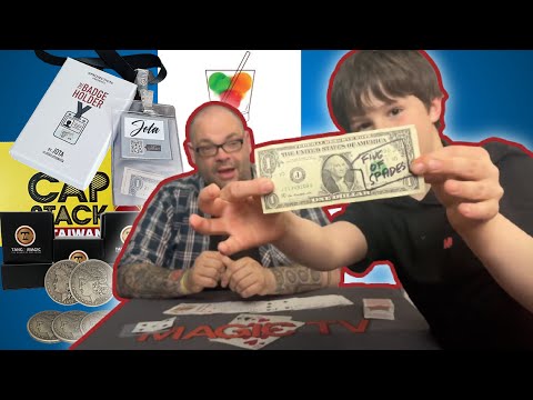 Badge Holder, Cap Stack, Cup Cake, Free Drinks & TUC Coin | Craig & Ryland's Magic Review Show #97