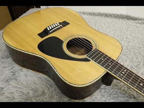 Vintage 1980's made Orange Label Yamaha  FG12-350 12strings Acoustic Guitar  Made in Japan image 26