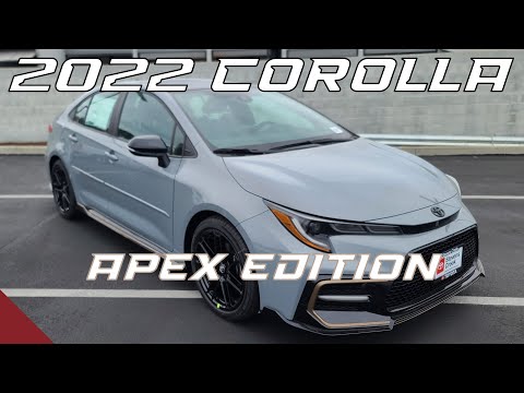2022 Toyota Corolla Apex SE Edition Overview