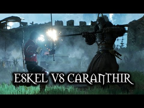 The Witcher 3: Wild Hunt - Eskel vs Caranthir