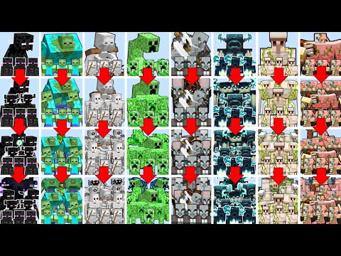 MINECRAFT MOB ARMY TOURNAMENT BUT THE ARMY GROWS | Minecraft Mob Battle