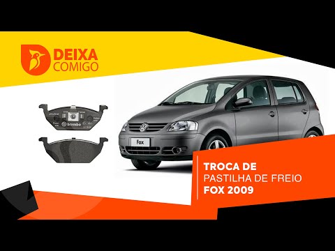 TROCANDO PASTILHA DE FREIO FOX 2009 EM CASA - DEIXA COMIGO