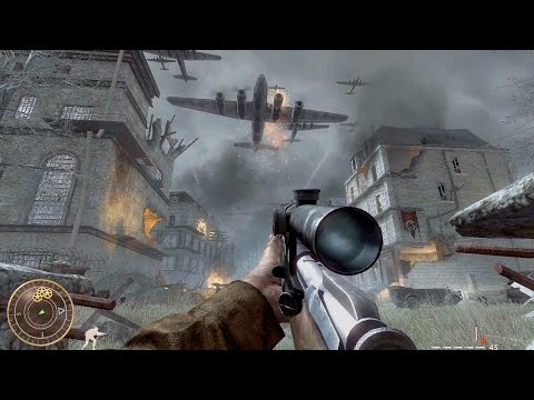 Call of Duty World at War - Vendetta Sniper Mission Gameplay
