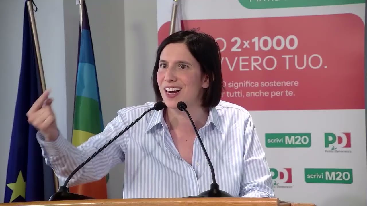 L'INTERVENTO DI ELLY SCHLEIN ALLA DIREZIONE DEL PARTITO DEMOCRATICO