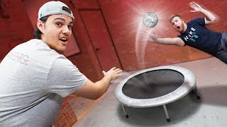 Playing SPIKEBALL With GLASS Challenge! | REKT vs. Get Good Gaming