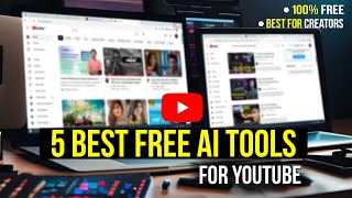 5 The Best Free AI Tools for YouTube Videos - 2024 (Hindi/Urdu)