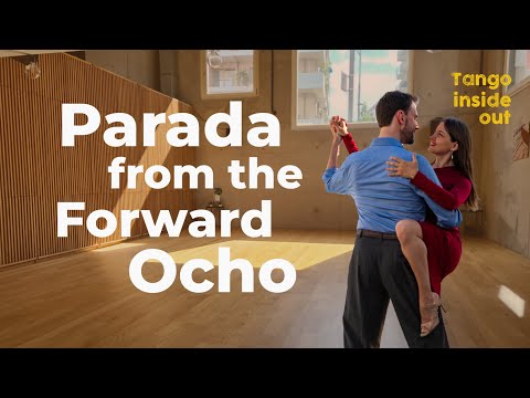 Parada from the Forward Ocho Vol. 2 | With Eiffel Tower Position + Half Turn Exit | Tango Basics