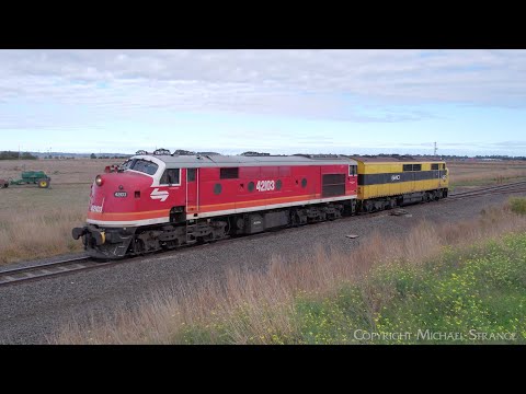 D744V Chumrail 42103 & SSR GM10 Running Light Engine (11/6/2023) - PoathTV Australian Trains