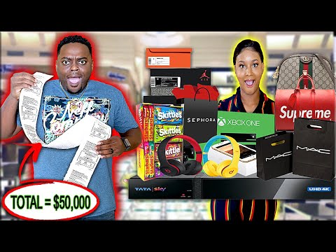 Anything You Can Carry I'll Pay For Challenge (WIFE EDITION) | THE BEAST FAMILY