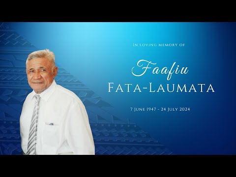 Funeral Service of Faafiu Fata-Laumata