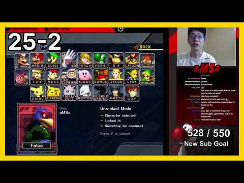 25-2 (aMSaYoshi) | Smash Melee Highlights