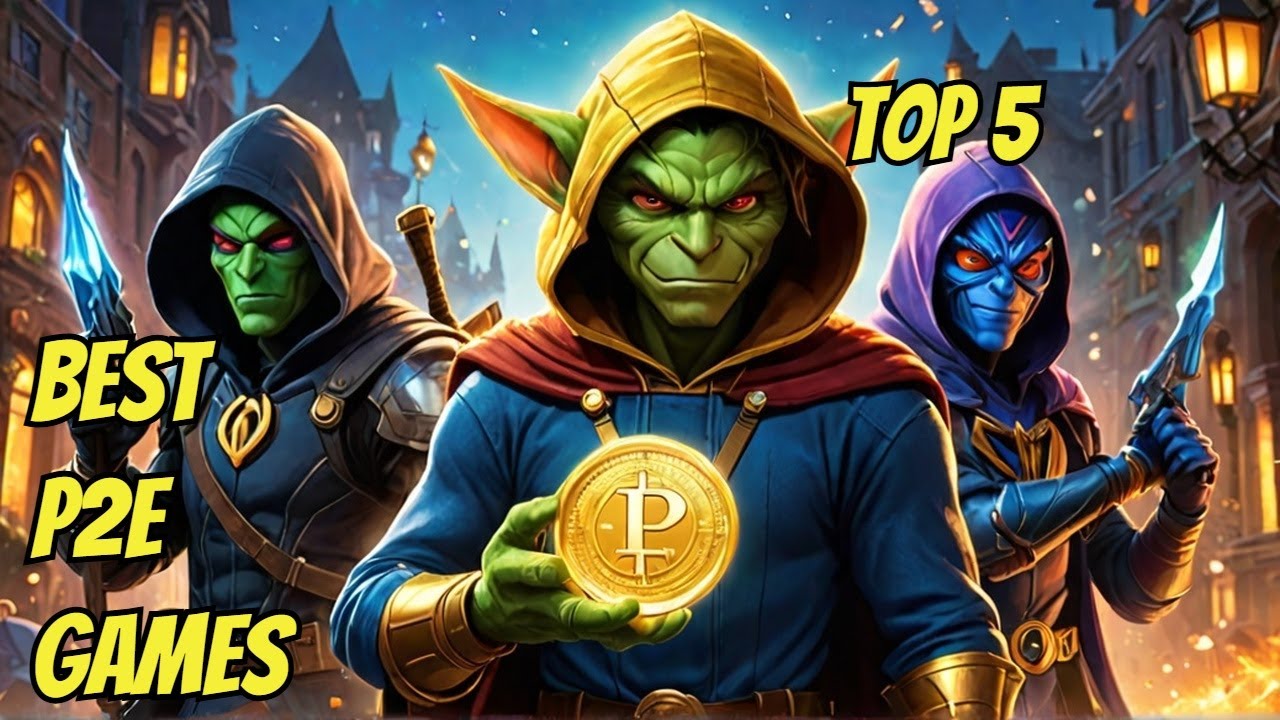 Top 5 Play-to-Earn Games of 2024 That Pay Real Crypto💰🎮💸