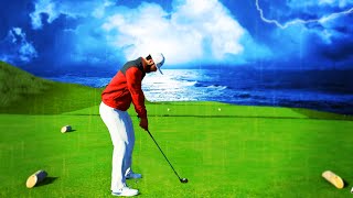 Playing in a RAIN STORM! PGA Tour 2K21