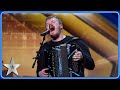 RuMac Plays Yes Sir I Can Boogie On ACCORDION Auditions BGT 2025