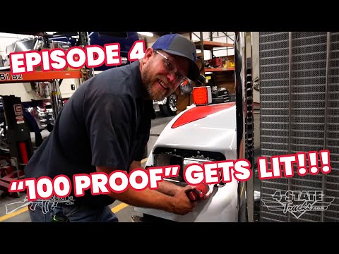"100 Proof" Kenworth W900L Project - Headlight, Fender Light, Cab Light Install - EP 4