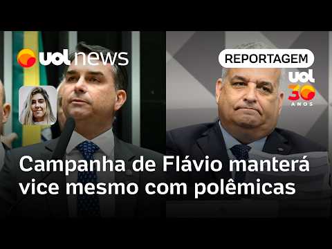 Campanha de Flávio Bolsonaro manterá Alfredo Gaspar como vice mesmo com polêmicas | Letícia Casado