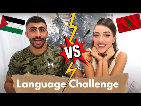Language Challenge | Darija Vs Palestinians | Nora & Khalid