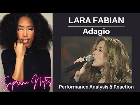 Opera Singer Reacts to Lara Fabian Adagio | Performance Analysis | MASTERCLASS |