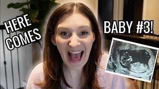 GUESS WHAT?! We Have Some Exciting News! // Finding out I'm Pregnant with Baby 3 + Gender Reveal