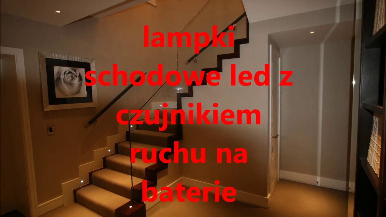 lampki schodowe led z czujnikiem ruchu na baterie