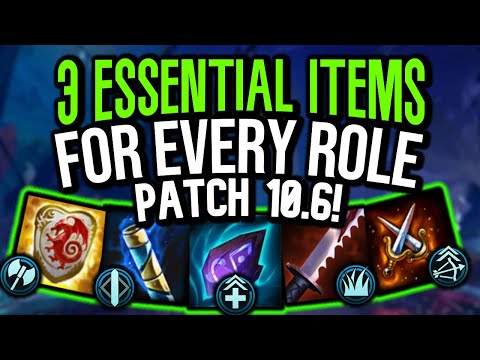 3 ESSENTIAL Items For EVERY ROLE In Patch 10.6! - SMITE