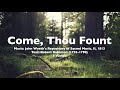Come Thou Fount Piano Instrumental With Lyrics