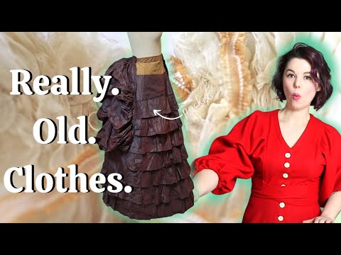 I Bought a *REAL* Victorian Bustle Skirt & Evening...