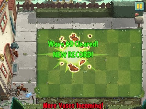 Plants vs Zombies 2 Vase Breaker Epic Hack Part II - Level 39 - 60
