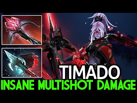 TIMADO [Drow Ranger] Show His Signature Hero Insane Multishot Damage Dota 2