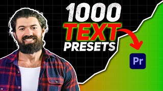 ✅The Only Animated Text Presets Pack You Need for Premiere Pro🔥😮