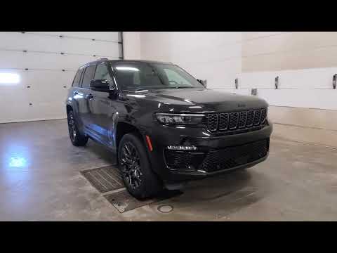 2025 Jeep Grand Cherokee in Black for sale at Indian Head Chrysler Dodge Jeep Ram Ltd. in Indian Head, SK