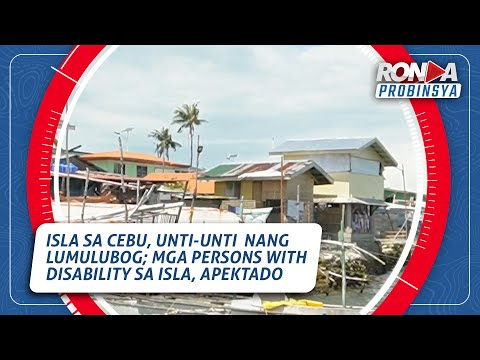 Isla sa Cebu unti-unting lumulubog